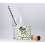 Stickdatei ITH - Untersetzer Caipirinha